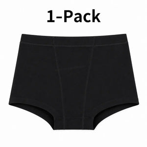 3-Pack High Waisted Period Boxer–120ml Absorbency | OEKO-TEX Certified(FREE Stain-Removal Soap & Laundry Bag)