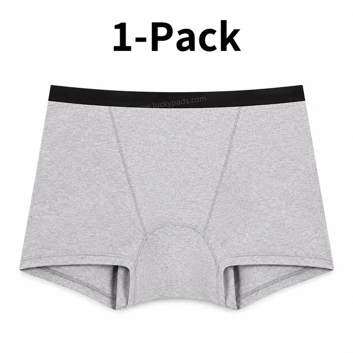 3-Pack High Waisted Period Boxer–120ml Absorbency | OEKO-TEX Certified(FREE Stain-Removal Soap & Laundry Bag)