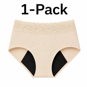 Lace Period Brief | ≈4 Regular Tampons | OEKO-TEX Certified | Free Wet Bag & Laundry Bag
