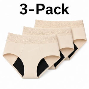 Lace Period Brief | ≈4 Regular Tampons | OEKO-TEX Certified | Free Wet Bag & Laundry Bag
