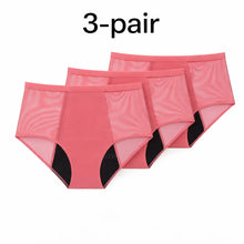 Load image into Gallery viewer, 3-pair luckypads ladies period pants, Pink
