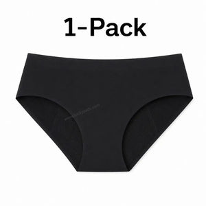 High Waisted Seamless Period Brief | ≈5 Regular Tampons | OEKO-TEX Certified | Free Wet Bag & Laundry Bag