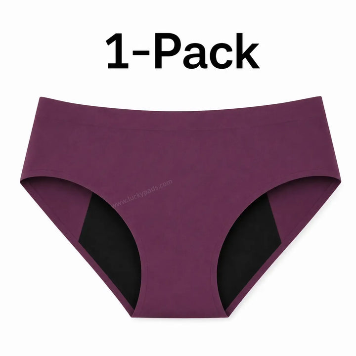 High Waisted Seamless Period Brief | ≈5 Regular Tampons | OEKO-TEX Certified | Free Wet Bag & Laundry Bag