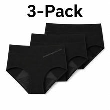 Load image into Gallery viewer, High Waisted Period Brief | ≈4 Regular Tampons | OEKO-TEX Certified | Free Wet Bag &amp; Laundry Bag
