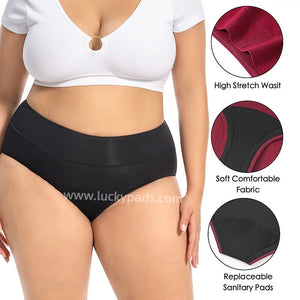 details of  luckypads period briefs
