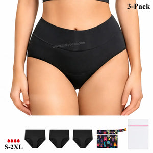 High Waisted Period Brief | ≈4 Regular Tampons | OEKO-TEX Certified | Free Wet Bag & Laundry Bag