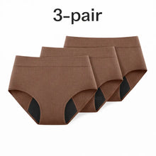 Load image into Gallery viewer, 3-pair luckypads period underwear for teens, Broze

