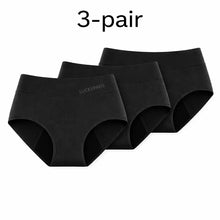 Load image into Gallery viewer, 3-pair luckypads period underwear for teens, Black
