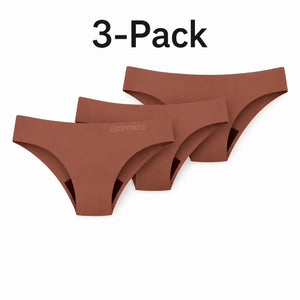 3-Pack Seamless Period Brief–30ml Absorbency | OEKO-TEX Certified(FREE Stain-Removal Soap & Laundry Bag)