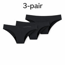 Load image into Gallery viewer, 3-pair luckypads period underwear for women, Black
