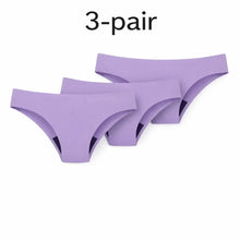 Load image into Gallery viewer, 3-pair luckypads period underwear for women, Purple
