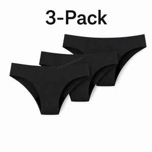 3-Pack Seamless Period Brief–30ml Absorbency | OEKO-TEX Certified(FREE Stain-Removal Soap & Laundry Bag)