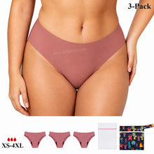Load image into Gallery viewer, Seamless Period Brief | ≈3 Regular Tampons | OEKO-TEX Certified | Free Wet Bag &amp; Laundry Bag
