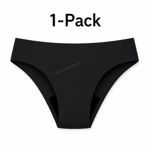 3-Pack Seamless Period Brief–30ml Absorbency | OEKO-TEX Certified(FREE Stain-Removal Soap & Laundry Bag)