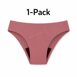 3-Pack Seamless Period Brief–30ml Absorbency | OEKO-TEX Certified(FREE Stain-Removal Soap & Laundry Bag)