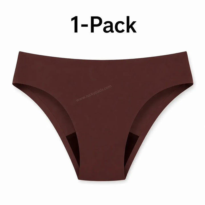 3-Pack Seamless Period Brief–30ml Absorbency | OEKO-TEX Certified(FREE Stain-Removal Soap & Laundry Bag)
