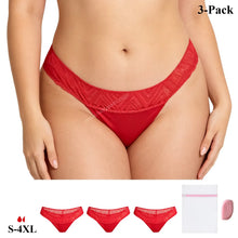 Load image into Gallery viewer, Front View of luckypads period underwear thong

