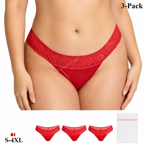Lace Period Thong | ≈1/2 Regular Tampons | OEKO-TEX Certified | Free Wet Bag & Laundry Bag