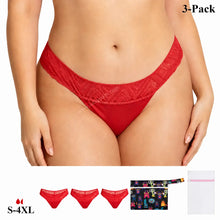 Load image into Gallery viewer, Lace Period Thong | ≈1/2 Regular Tampons | OEKO-TEX Certified | Free Wet Bag &amp; Laundry Bag
