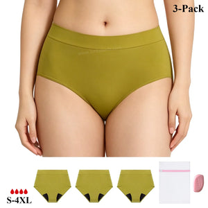 Front View of luckypads reusable menstrual panties