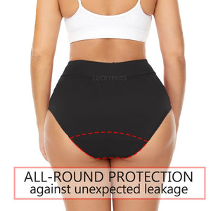 Back View of luckypads reusable menstrual panties