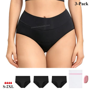 Front View of luckypads period briefs