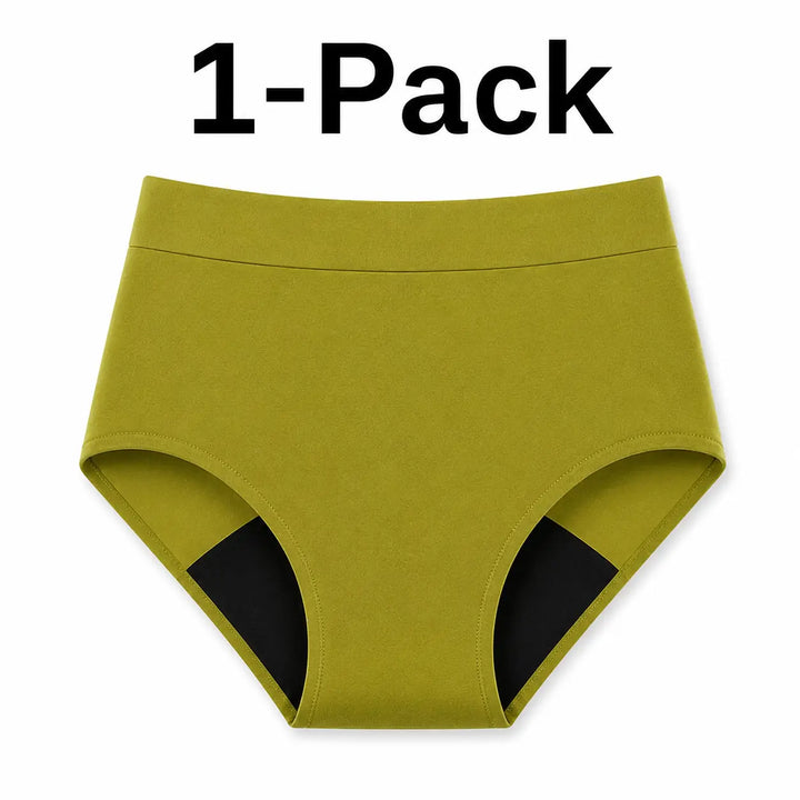 High Waisted Period Brief | ≈3 Regular Tampons | OEKO-TEX Certified | Free Wet Bag & Laundry Bag