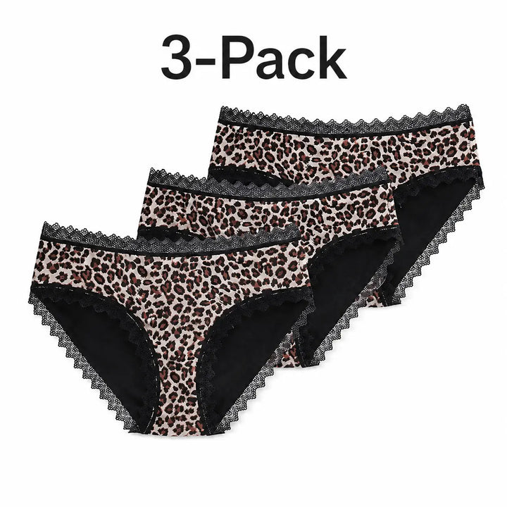 Lace Period Brief | ≈2 Regular Tampons | OEKO-TEX Certified | Free Wet Bag & Laundry Bag