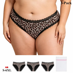 Lace Period Brief | ≈2 Regular Tampons | OEKO-TEX Certified | Free Wet Bag & Laundry Bag