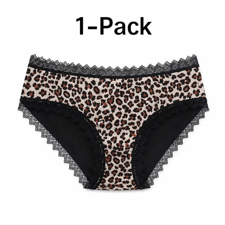 Lace Period Brief | ≈2 Regular Tampons | OEKO-TEX Certified | Free Wet Bag & Laundry Bag
