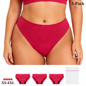 High Waisted Seamless Period Brief | ≈5 Regular Tampons | OEKO-TEX Certified | Free Wet Bag & Laundry Bag