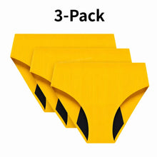 Load image into Gallery viewer, 3-Pack High Waisted Seamless Period Brief–50ml Absorbency | OEKO-TEX Certified(FREE Stain-Removal Soap &amp; Laundry Bag)
