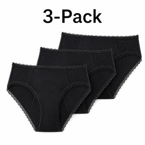 Lace Period Brief | ≈4 Regular Tampons | OEKO-TEX Certified | Free Wet Bag & Laundry Bag