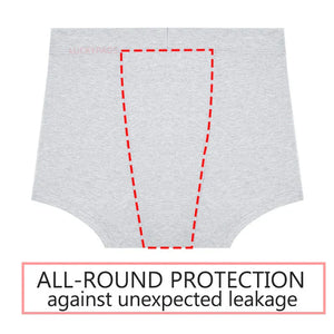 details of  luckypads teen period underwear, Gary
