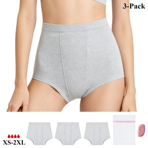 Front View of luckypads teen period underwear