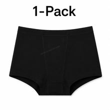 Load image into Gallery viewer, 3-Pack Mid Rise Period Boxer for Teens–40ml Absorbency | OEKO-TEX Certified(FREE Stain-Removal Soap &amp; Laundry Bag)
