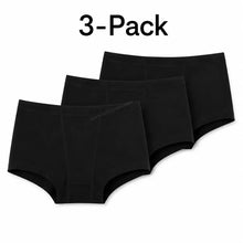 Load image into Gallery viewer, 3-Pack Mid Rise Period Boxer for Teens–40ml Absorbency | OEKO-TEX Certified(FREE Stain-Removal Soap &amp; Laundry Bag)
