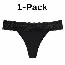 Load image into Gallery viewer, 3-Pack Lace Period Thong–30ml Absorbency | OEKO-TEX Certified(FREE Stain-Removal Soap &amp; Laundry Bag)
