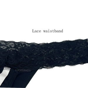 details of luckypads thong period underwear