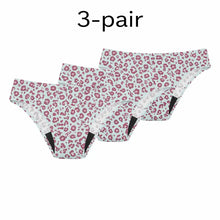 Load image into Gallery viewer, 3-pair Absorbent Period and Bladder Leak Underwear - Brief - Moderate Flow
