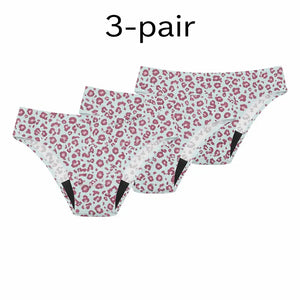 3-pair luckypads washable period underwear