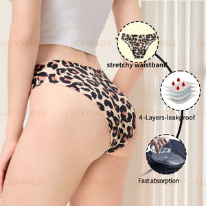 Back View of luckypads washable period underwear