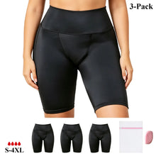 Load image into Gallery viewer, Front View of luckypads yoga absorbent underwear，Black

