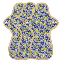 Load image into Gallery viewer, 3-piece Panty Liners Plus/Day Pads/Night Pads/Night Pads Plus(Pattern Blue)
