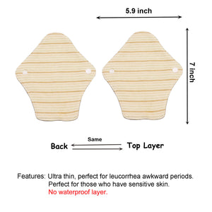 Reusable Antimicrobial Cloth Panty Liners